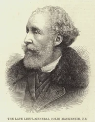 De overleden Luitenant-generaal Colin Mackenzie, CB