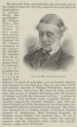 De wijlen Mr James Hack Tuke (gravure)