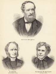 De wijlen dominee Mark Pattison, Dr Rickersteth, de wijlen bisschop van Ripon, de rechter eerwaarde...