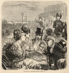 Het gazon in Doncaster op Leger Day