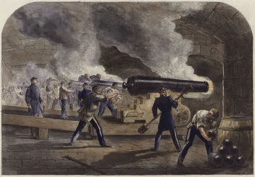 De Hoofd Batterij bij Fort Sumter