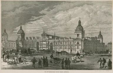 De nieuwe Metropolitan Poultry Market, Smithfield