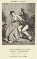 Er was een jonge dame uit Bicester (gravure)