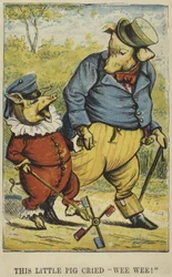 Dit kleine varkentje huilde Wee Wee!