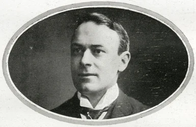 Thomas Andrews, Jr., detail van Passagiers op de RMS Titanic, uit 