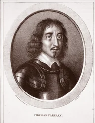 Thomas Fairfax, toegeschreven aan Delaporte, gegraveerd door de Ducarme