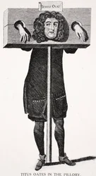 Titus Oates in de schandpaal