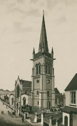 Tower Church, Ipswich (litho)