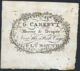 Handelskaart, G Carkett