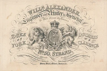 Handelskaart, William Alexander