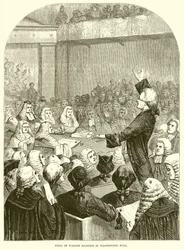 Proces van Warren Hastings in Westminster Hall