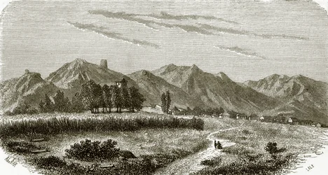 Tzetinie, hoofdstad van Montenegro