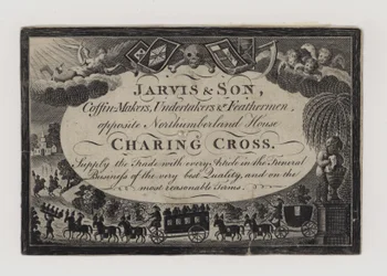 Begrafenisondernemers, Jarvis en Zoon, handelskaart