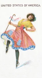 Verenigde Staten van Amerika, sigarettenkaart, 1915