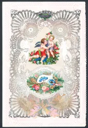 Valentijnskaart met Cupido