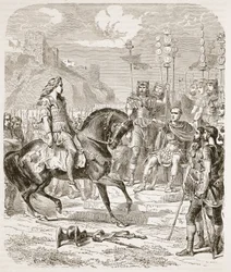 Vercingetorix voor Caesar