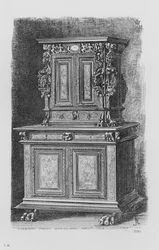 Victoria en Albert Museum: Dressoir, Franse Renaissance, circa 1500