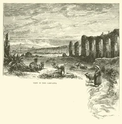 Uitzicht in de Campagna