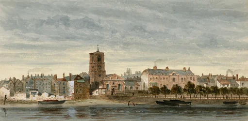 Uitzicht op Chelsea vanaf de rivier