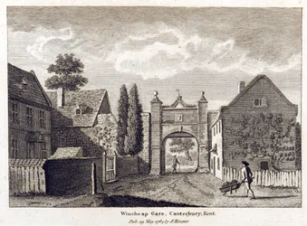 Uitzicht op Wincheap Gate, 1784