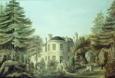 Zicht op een Achttiende-eeuwse Villa, ca. 1790
