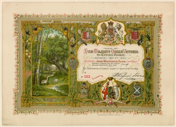 Bezoek van Koningin Victoria aan Epping Forest, 1882