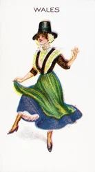 Wales, sigarettenkaart, 1915