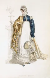 Wandeljurk, modeplaat uit Ackermanns Repository of Arts