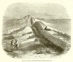 Muur van Severus, nabij Housestead, Northumberland
