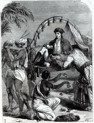 Warren Hastings (1732-1818) in India in 1784