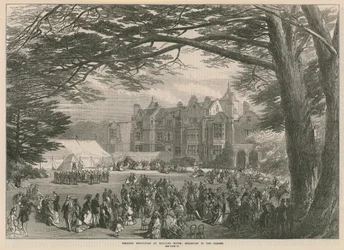 Huwelijksfestiviteiten bij Holland House - ontbijt in de tuin