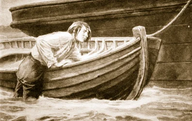 Wesleys nauwe ontsnapping aan een waterig graf