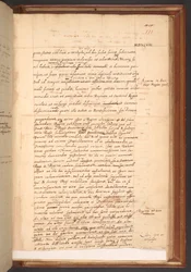 William Camdens verslag van de regeerperiode van Elizabeth I, Cotton MS Faustina III f.111r