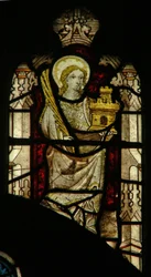 Raam Ew tl met St. Barbara