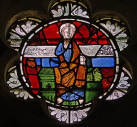 Raam N6 met Christus in Majesteit