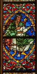 Raam met een genealogische figuur: Salomon
