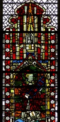 Raam w32 met St. Laurentius