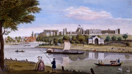 Windsor Castle vanaf de overkant van de Theems, ca. 1760s