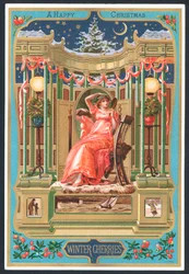 Winterkersen - Victoriaanse kerstkaart