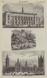 Werken van wijlen Sir Charles Barry, RA (gravure)