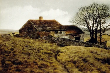Een huis op de heide bij Haworth, Yorkshire