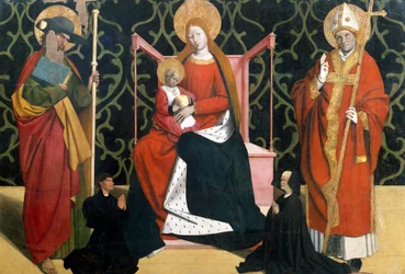 Maagd met Kind tussen St. Jacobus en bisschop