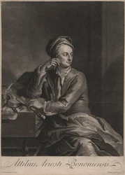 Attilus Ariosti Bononiensis, gegraveerd door John Simon, 1719