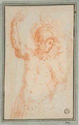 Romeinse soldaat en vrouw