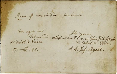 Album voor een vrijmetselaar (Johann Georg Kronauer)