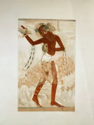 Een Afrikaanse danser ...