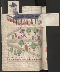 Gebouwen in Constantinopel: derde hof van het paleis