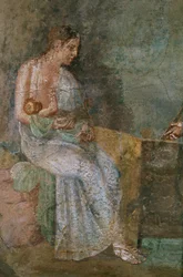 Danae en Perseus als kind