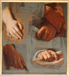 Studies voor de Apotheose van Homerus. 1826-1827 ...