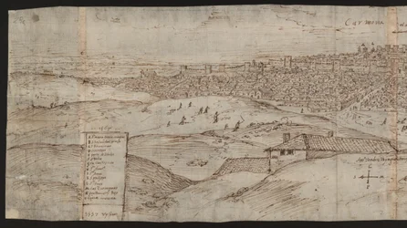 Volledige pagina: stadsgezicht: Carmona, linkerhelft